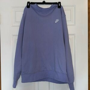 Purple Nike Crewneck